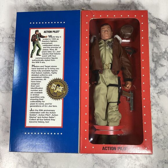 GI Joe Action Pilot Limited Edition WWII Commemorative Figure 1995 NIB - Picture 1 of 11